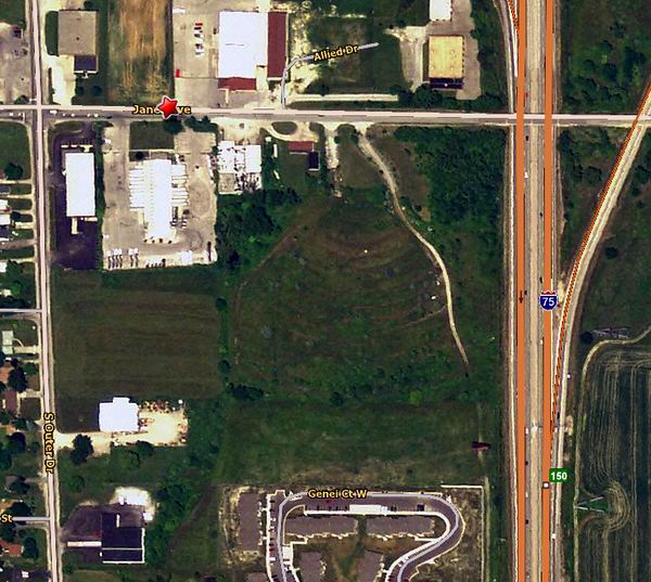 Bel Air Drive-In Theatre - Aerial (newer photo)